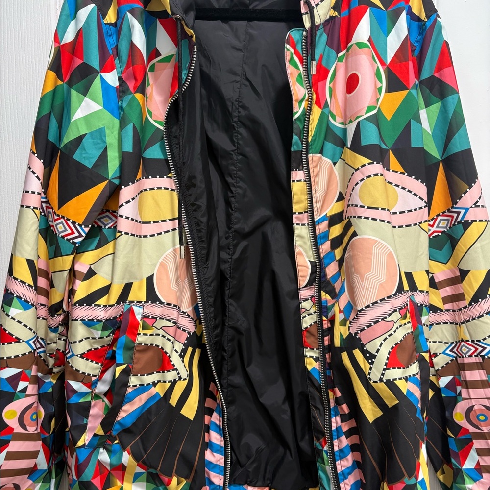 Givenchy Colorful Geometric Patterned Jacket - image 2